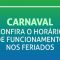 Horário de Carnaval Conquista Sul