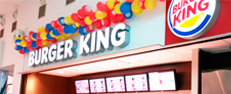 Inauguração do Burger King Inauguração do Burger King