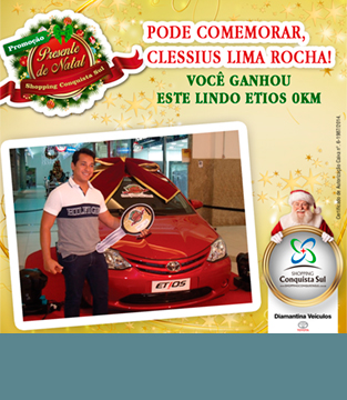 Vencedor da Promoção Presente de Natal