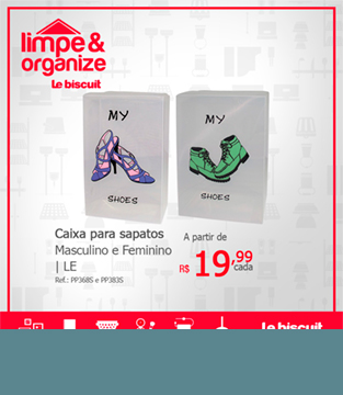 Limpe e organize Le biscuit!
