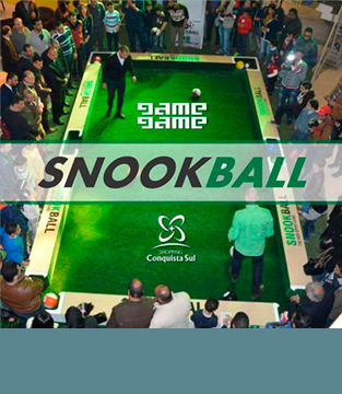 Venha conhecer o SnookBall e se divertir de montão! Venha conhecer o SnookBall e se divertir de montão!
