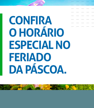 Horário Especial de Páscoa