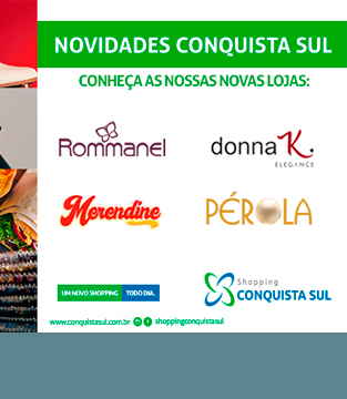 O Conquista Sul está cheio de novidades!