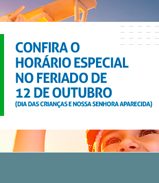 Horário do dia 12 de Outubro