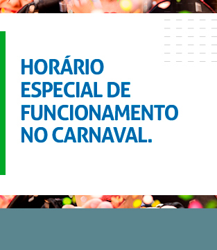 Horário de Carnaval do Conquista Sul