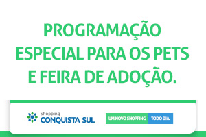Encontro de pets e feira de adoção