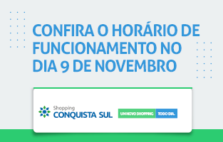 Horário do dia 09 de novembro