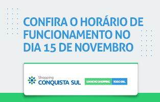 Horário do dia 15 de novembro