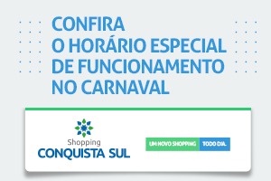 Horário especial do carnaval