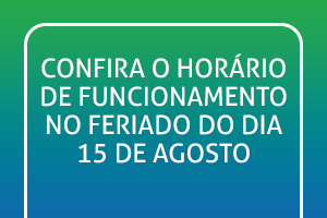 Horário do dia 15 de agosto