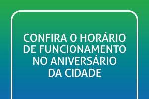 Horário Especial no Aniversário de Conquista