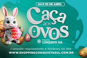 Caça aos Ovos Shopping Conquista Sul